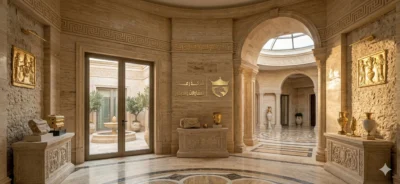 واجهات حجر للبيوت