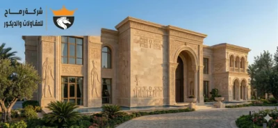 ديكورات حجر خارجية